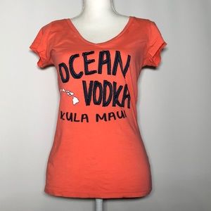 NWOT Ocean vodka Kula Maui blouse size med.